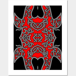 tribal motif batak gorga batik batak Posters and Art